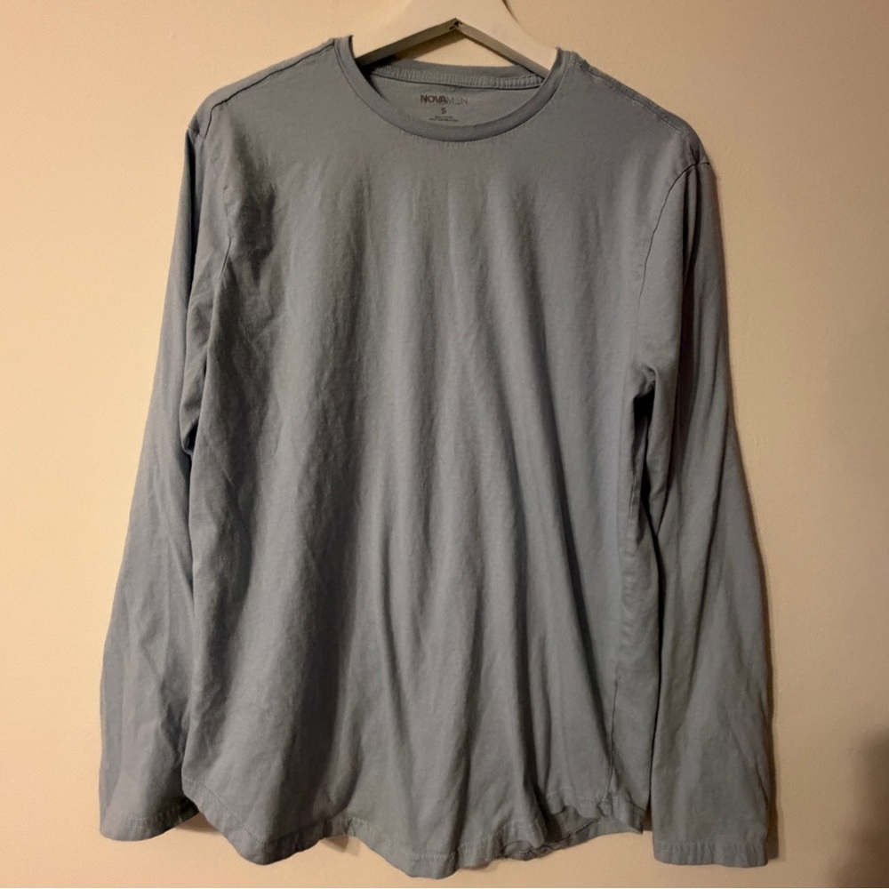 Men's Light Blue Long Sleeve Shirt by FashionNova in Small size